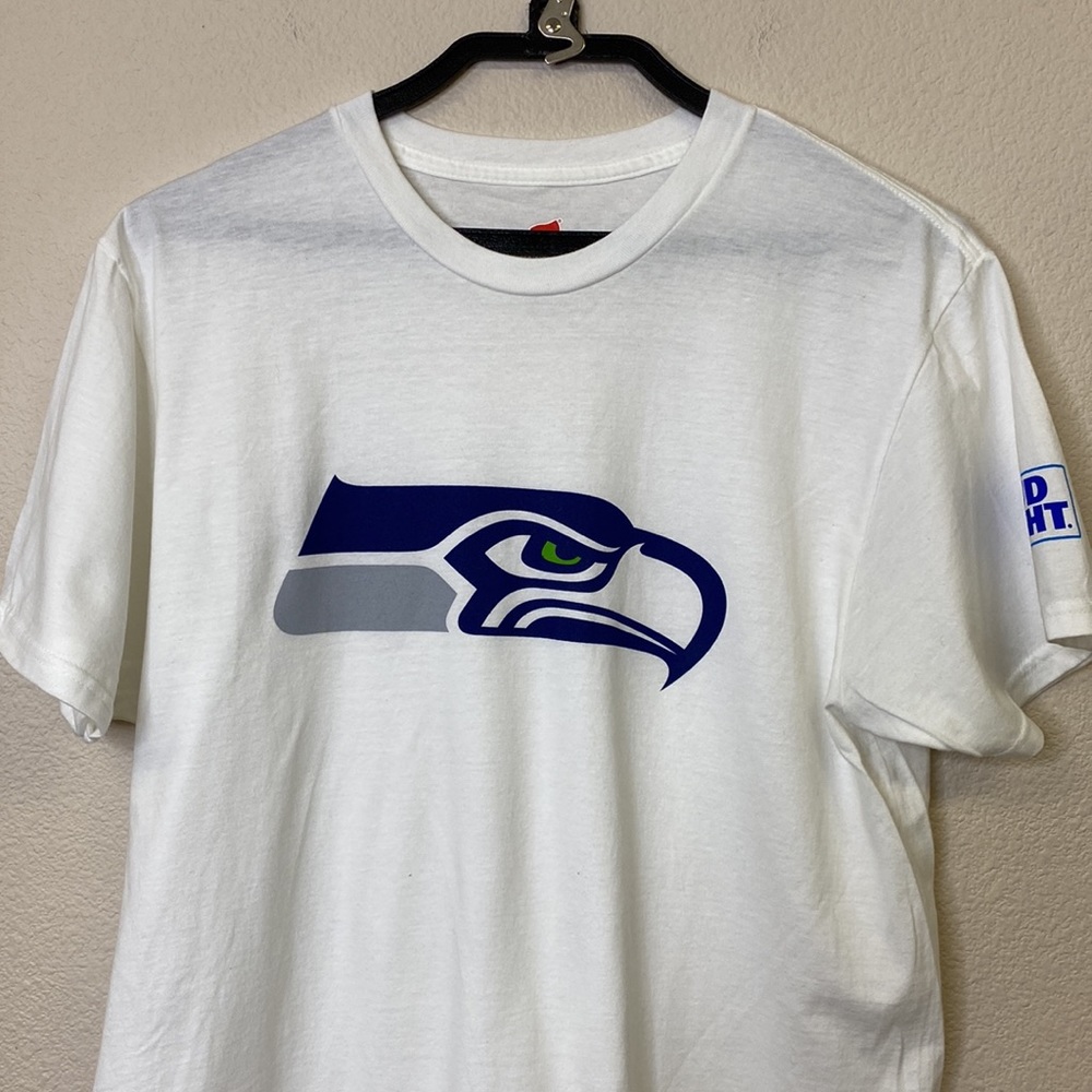 Seattle Seahawks Bud Light Tee Shirt Men's Size Medium - Picture 2 of 6